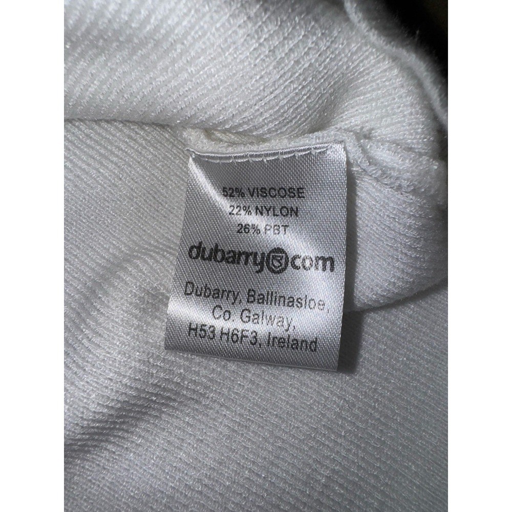 Dubarry of Ireland Tolka Woman's Sweater - White /Blue Stripes Sz EU 40/UK 14 - Picture 8 of 9